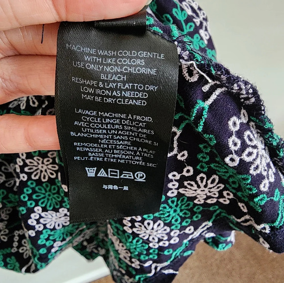 Maeve Cammie embroidered peplum tank - Picture 6 of 7